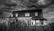 The Pea Island Life saving Station A black and White photo of the old pea island life saving station.
