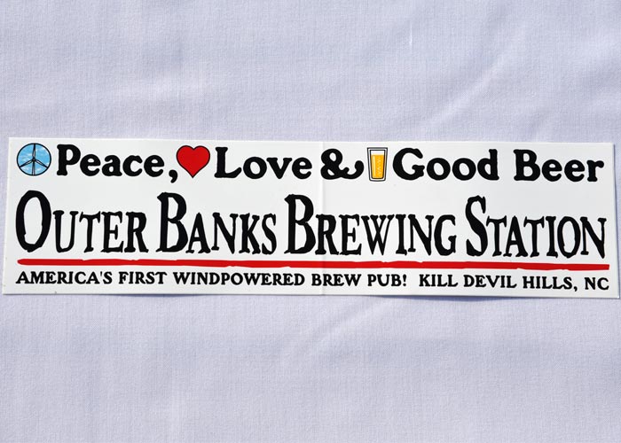 Peace Love Good Beer Bumper Sticker
