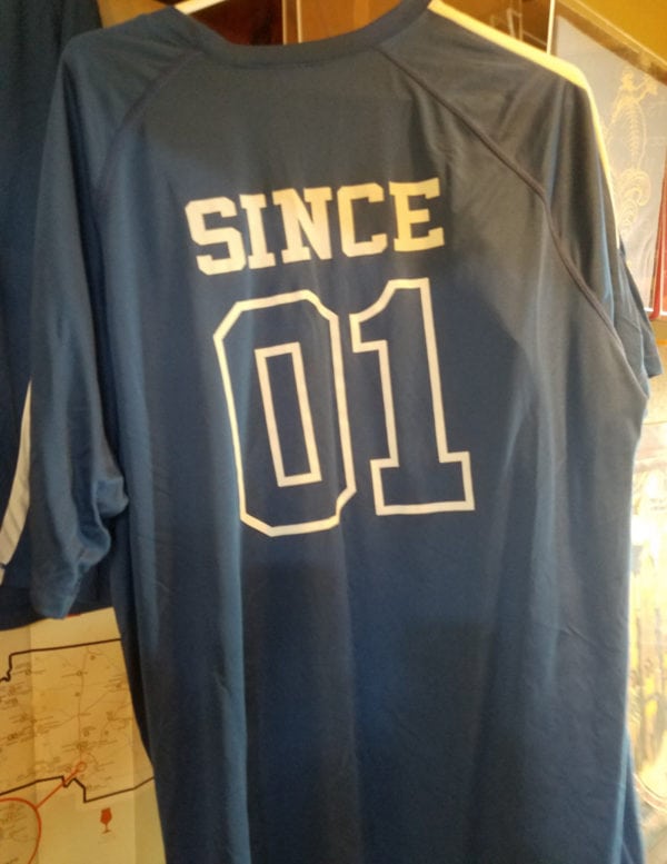 Blue and White OBBS Jersey