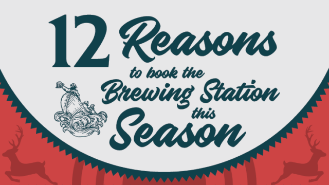Book your holiday party at the outer banks brewing station!