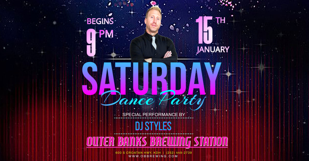 Live Music on the Outer Banks with DJ Styles at the OBX Brew Station.