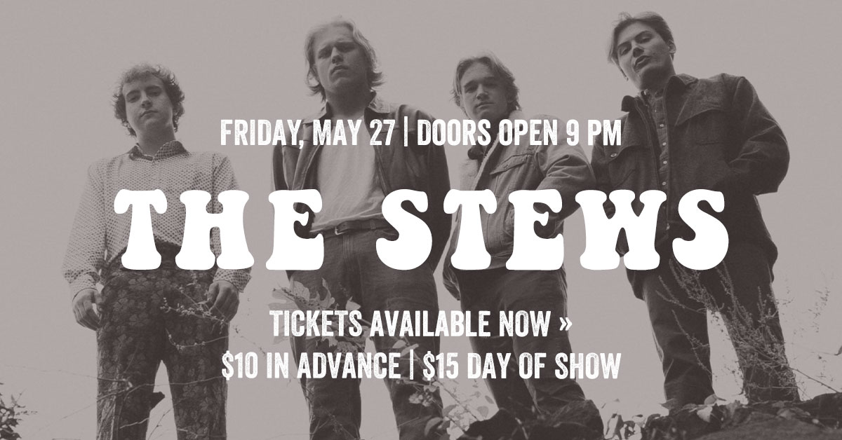Live music by The Stews at the OBX Brew Station on Friday, May 27th.