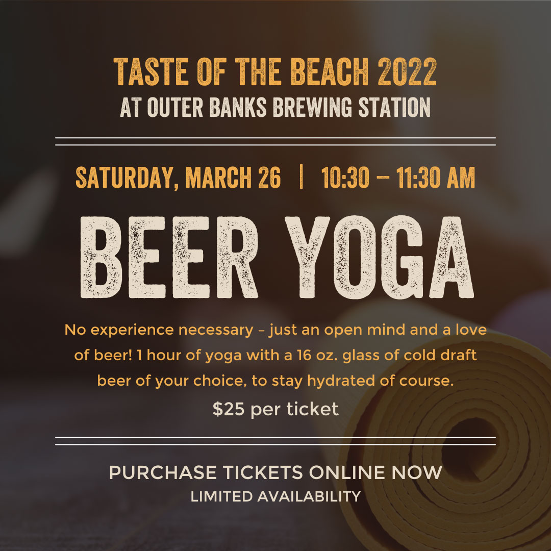 Taste of the Beach 2022 Beer Yoga