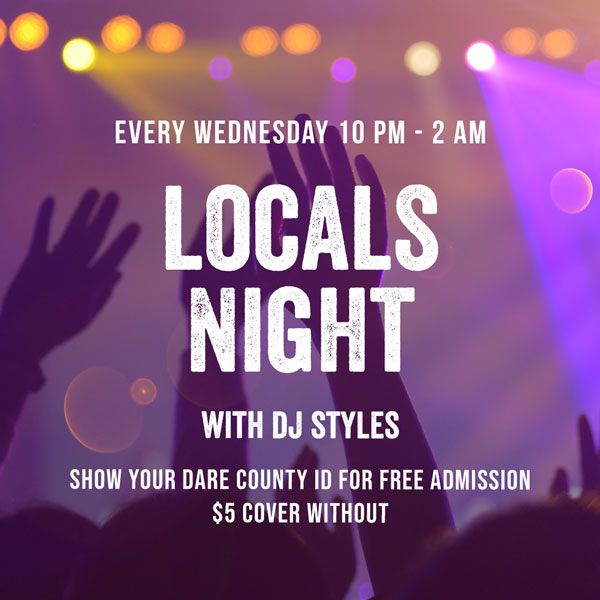 Locals Night Every Wednesday at OBBS
